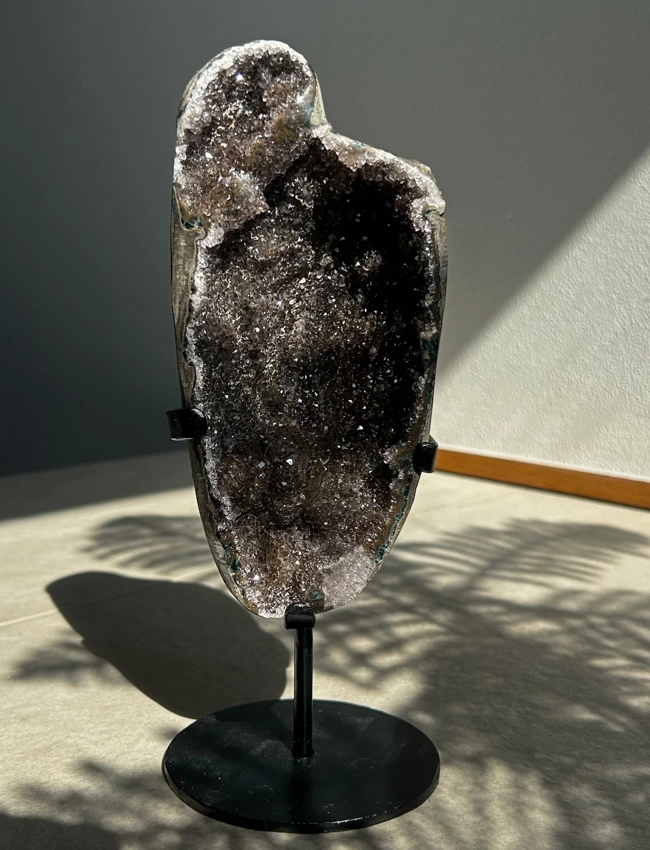 geode di Ametista Nera